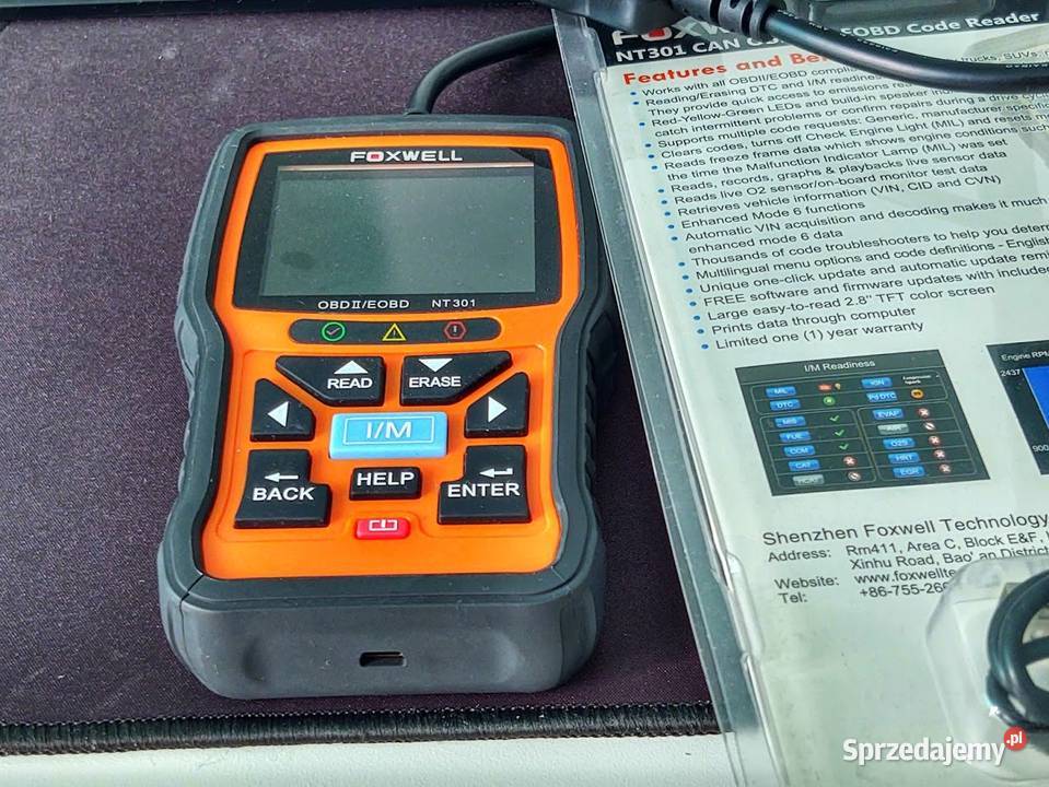 Tester diagnostyczny NT301 FOXWELL Warszawa