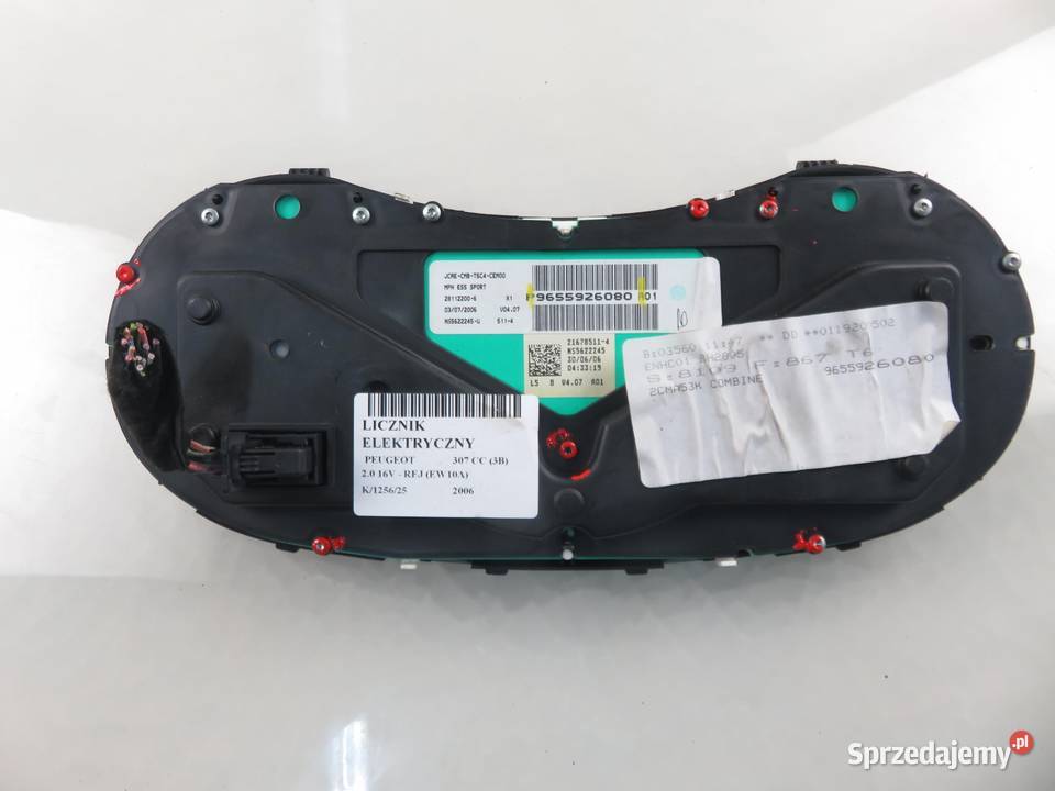 LICZNIK PEUGEOT 307 CC 3B 20 16V RFJ EW10A małopolskie sprzedam