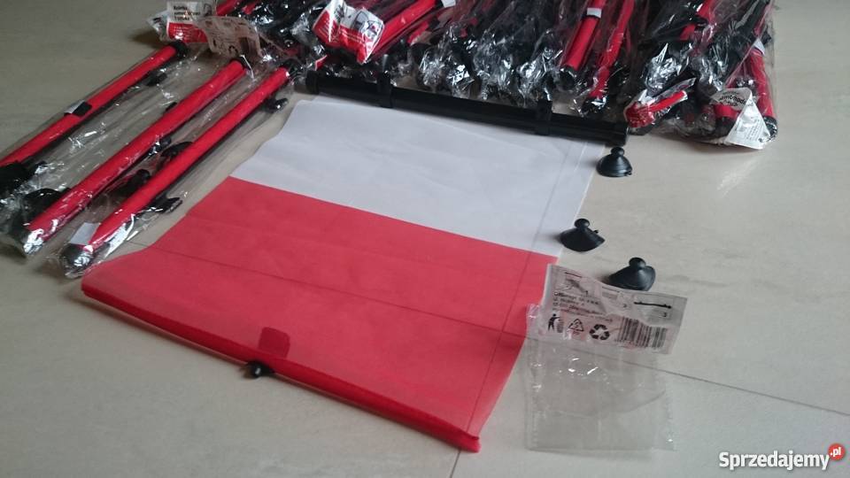 Roleta przeciwsłoneczna na szybę FLAGA POLSKA Kielce
