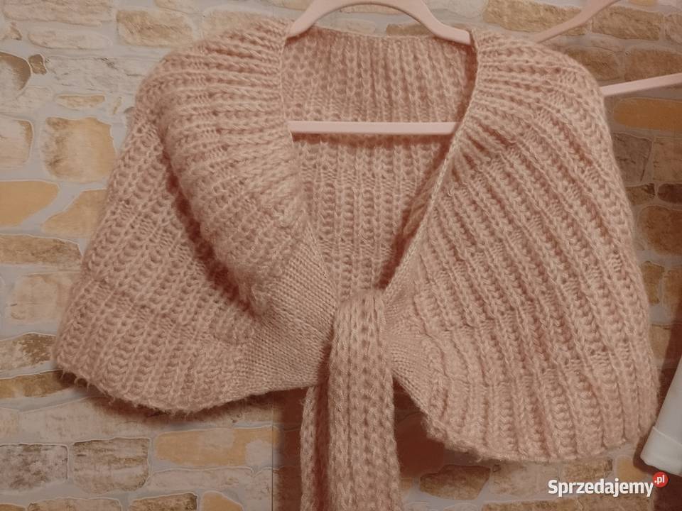 HandmadeEkskluzywna wełniana Etola narzutka szal Dodatki małopolskie Kraków sprzedam