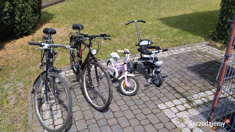 Rower zestaw całej rodziny opolskie Kowale