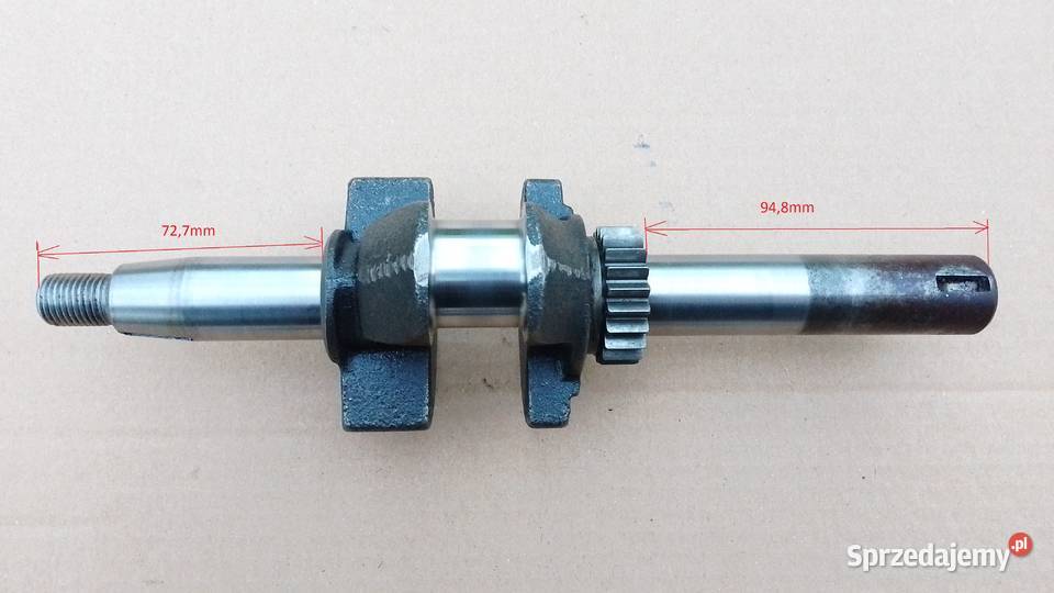 Wał korbowy kosiarka Stiga SV150 Kawno