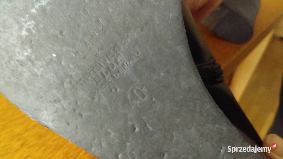 Botki włoskie na koturnie Strenesse Blue Łódź