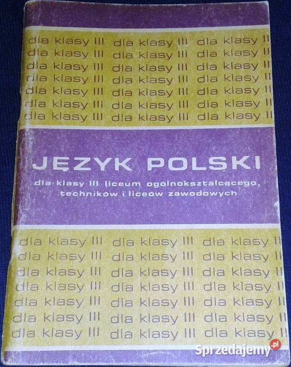 Język polski klasy 3 LO technikum LZ Chełm