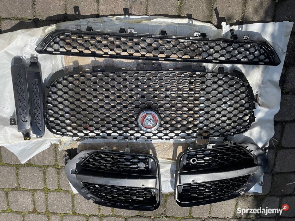 Idealny Zderzak przód Jaguar F-pace kompletny grill SVR kratki Dąbrowa ...