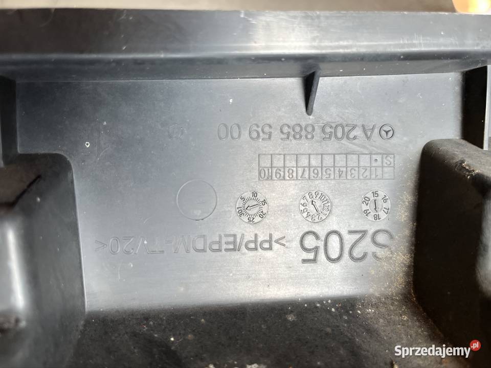 Ślizg zderzaka Mercedes w 205 tył A2058855900 Toruń sprzedam