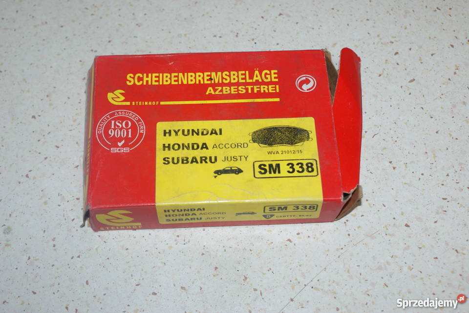 KLOCKI HAMULC HONDA ACCORD 8485 Z CZUJ 21012