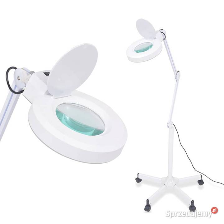 vidaXL Stojąca lampa ze szkłem