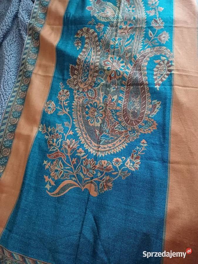 duży ciepły szal Inny materiał Nowy Targ