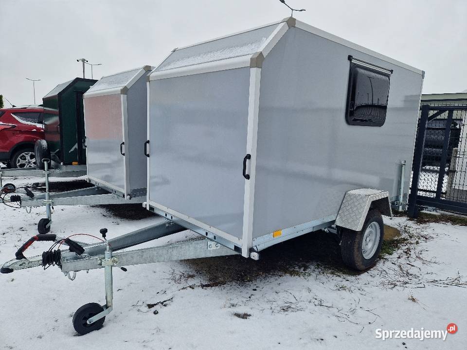 Mobilne Biuro OffROAD przyczepa na ryby wyprawę Hobby Leszno sprzedam