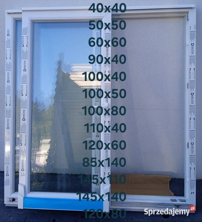 okno 85x140 białe kujawsko-pomorskie Bydgoszcz sprzedam