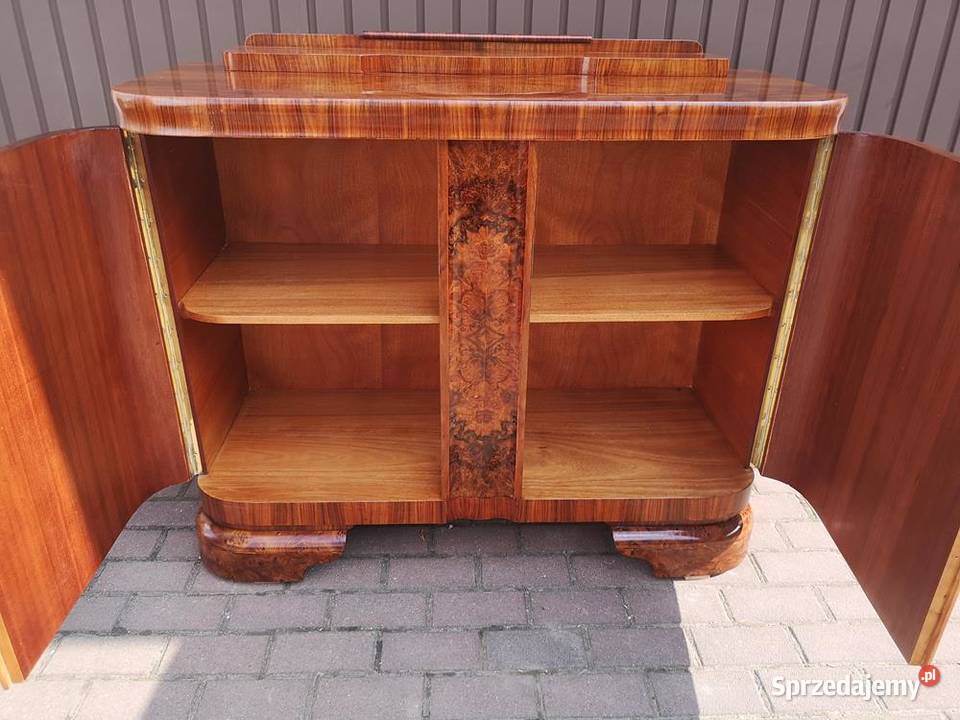 Komoda Pomocnik ARTDECO Orzech Stara Antyk Meble Swarzędz