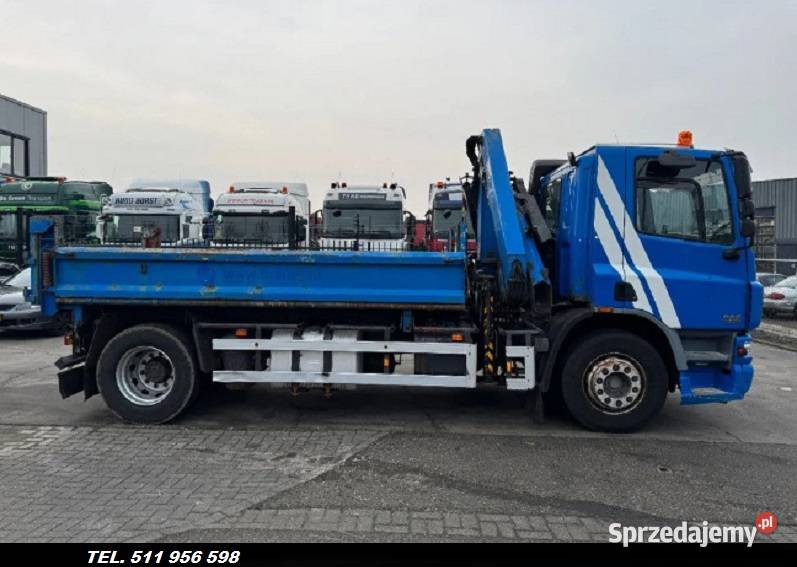 Wywrotka 2 osiowa 4x2 DAF CF 65220 z dzwigiem Rok produkcji 2004 Warszawa
