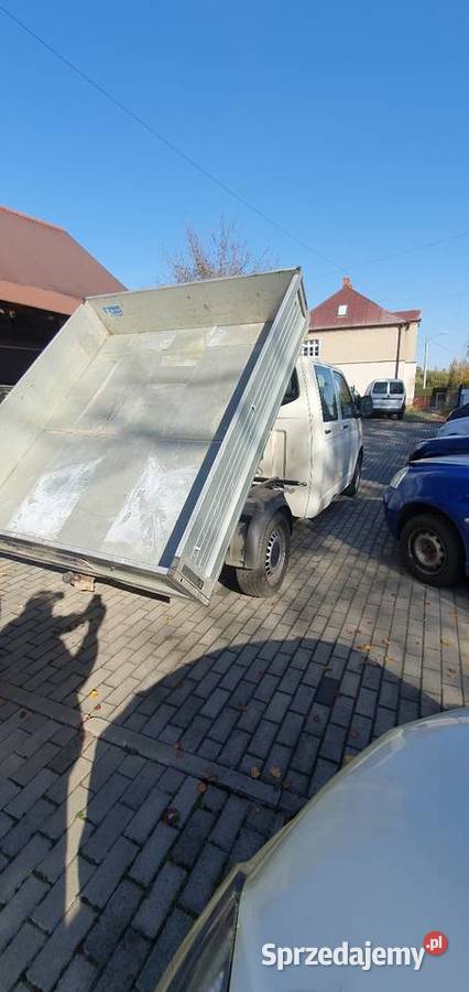Doka t5 transporter 19 tdi kiper hak 6 osób Rok produkcji 2004 Kietrz