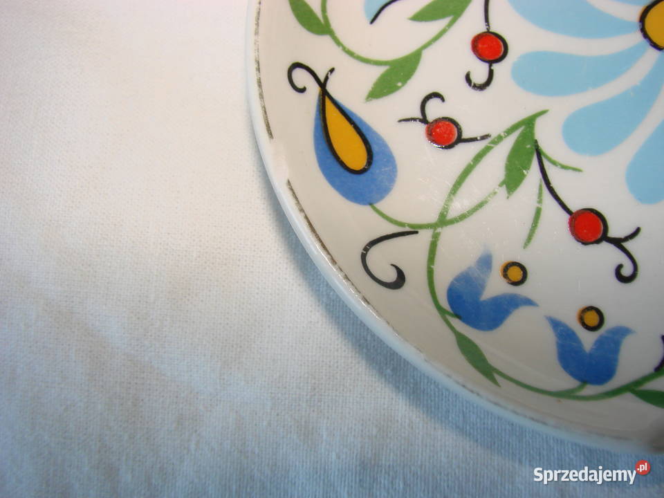 Lubiana wzór kaszubski popielniczka pomorskie Pruszcz Gdański