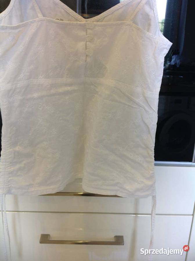 Top Haftowany Biały Damski LOOK XS New Look lubuskie