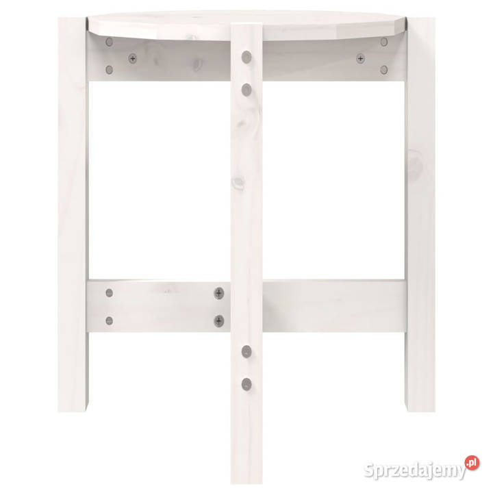 Stolik kawowy biały 425x45 lite drewno sosnowe mazowieckie Warszawa