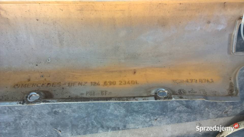 Listwy na progi zaślepki lewarka Mercedes W124 osobowe Chełm