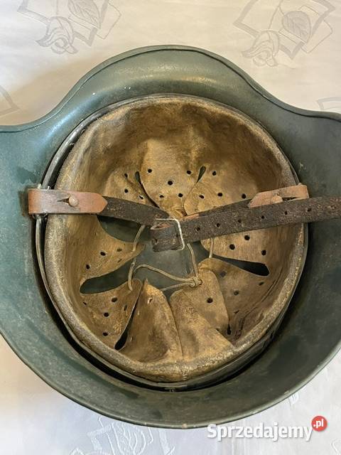 Oryginalny hełm niemiecki Stahlhelm II wojna Kraków