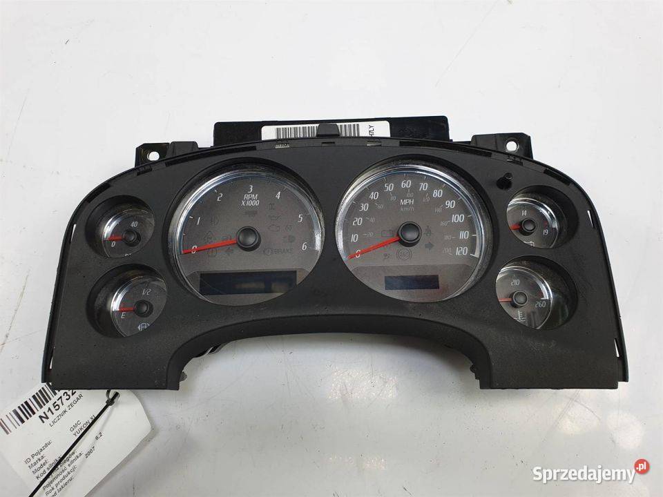 LICZNIK ZEGAR GMC YUKON XL 25804699 Pozostałe Lipno