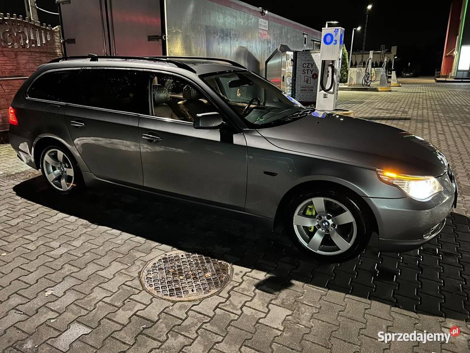 BMW E61 2008 lift 20d automat Panorama skóra Dąbrowa Górnicza