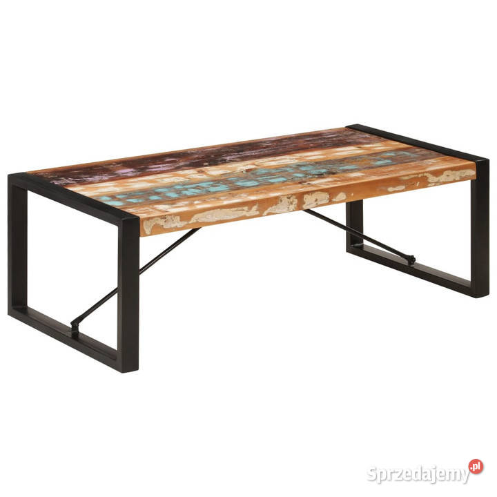 Stolik kawowy 120 x 60 x 40 lite drewno z Warszawa