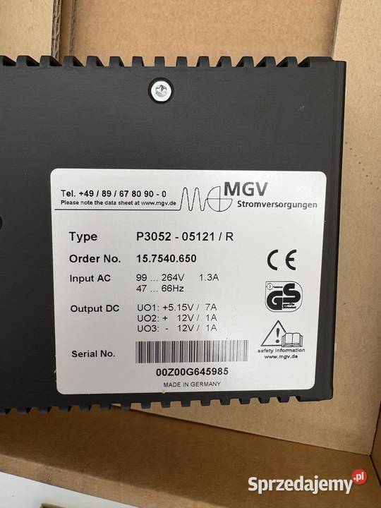 SGV P305205121R Power Supply Warszawa