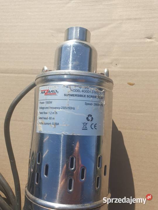 POMPA GŁĘBINOWA ŚRUBOWA 1500 W Hazard 60 Imielin