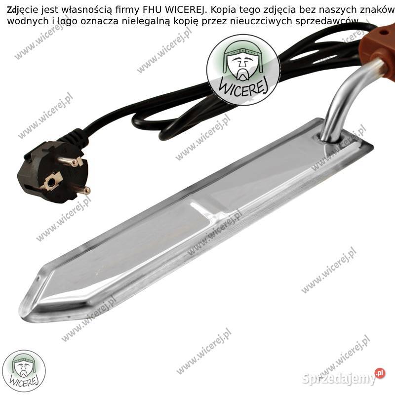 Nóż elektryczny do odsklepiania ramek z Jaśliska