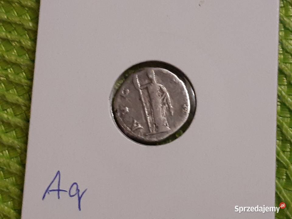 moneta srebrna Imperium Rzymskie denar z 138 ne Łomża sprzedam