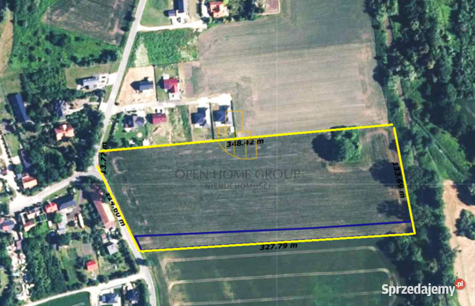 Szukalice działka budowlana 43100 m2 media budowlana