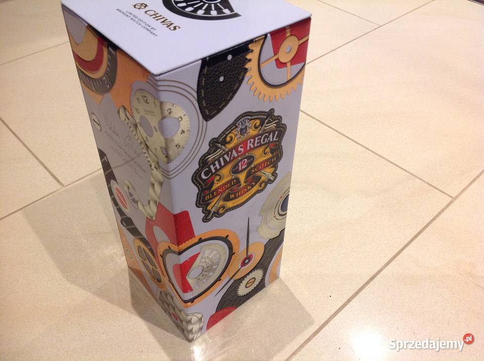 Piękna Kolekcjonerska Puszka CHIVAS REGAL 12 Nowa Sól