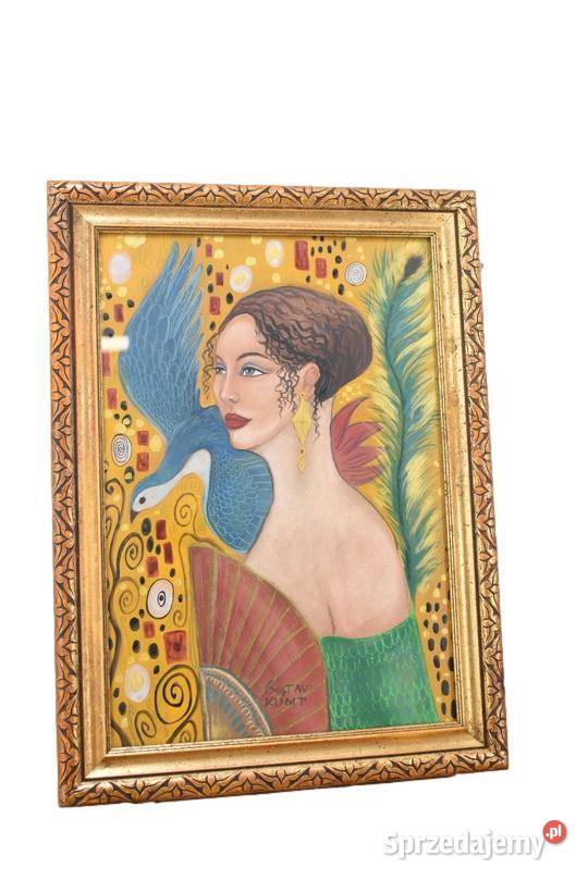 Gustav Klimt Portet Damy z Wachlarzem Stary małopolskie