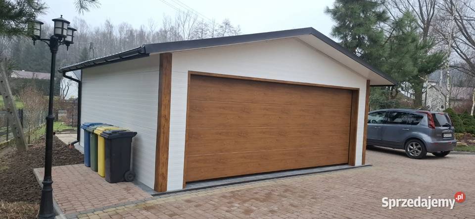 Garaże ocieplane z płyty warstwowej łódzkie Łódź