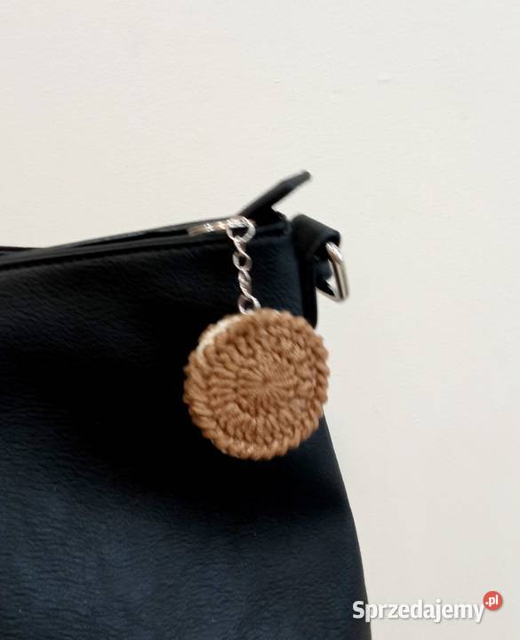 Ciasteczko Oreo wykonane na szydełku brelok Łask sprzedam