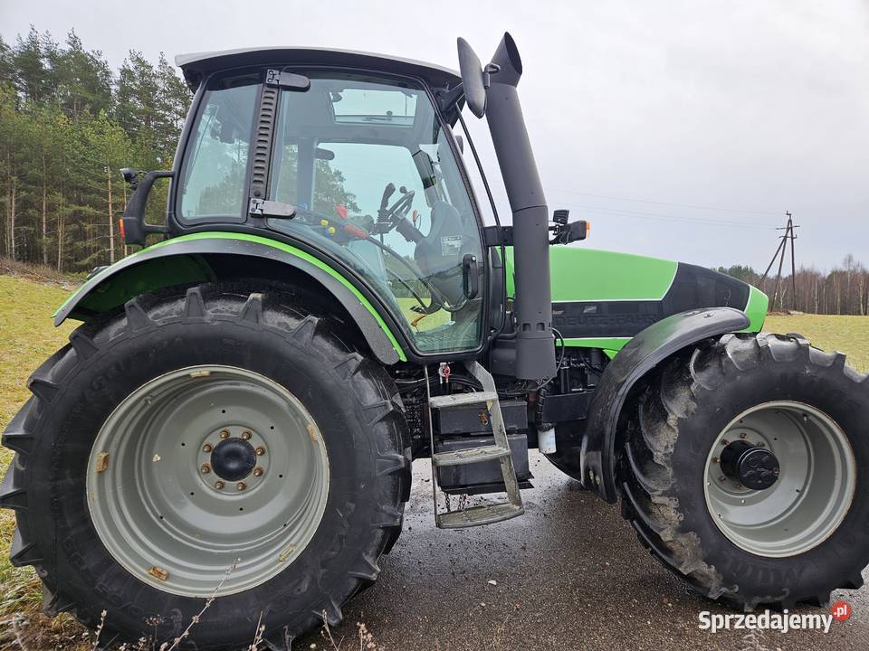 Ciągnik DeutzFahr agrotron m620 z przednim wom i Sejny