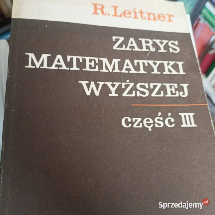 Zarys matematyki wyższej Leitner książki wysyłka Gdańsk