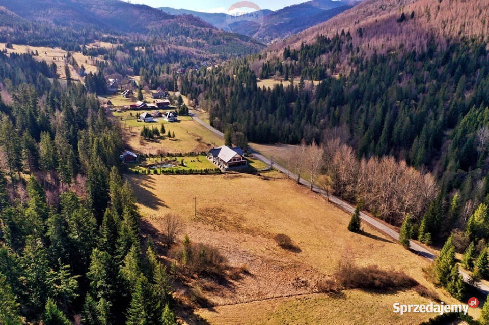 Działka budowlano rolna w Rycerce Górnej 0m