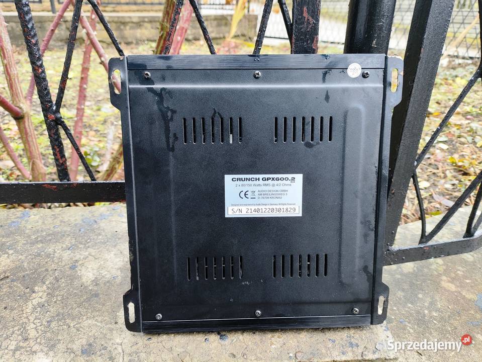 Wzmacniacz samochodowy 2 kanałowy Crunch GPX6002