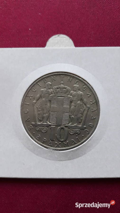 10 Drachm Grecja 1968 r Konin