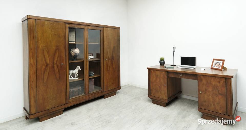 Zabytkowy gabinet art deco z lat 40tych