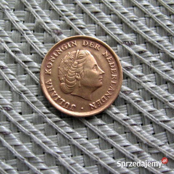 Holandia 1 Cent 1966r Ładna