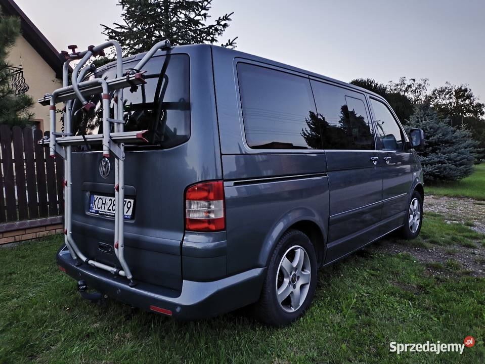 VW Multivan T5 Highline 25 TDI 4Motion 2005 Rok produkcji 2005 małopolskie Trzebinia