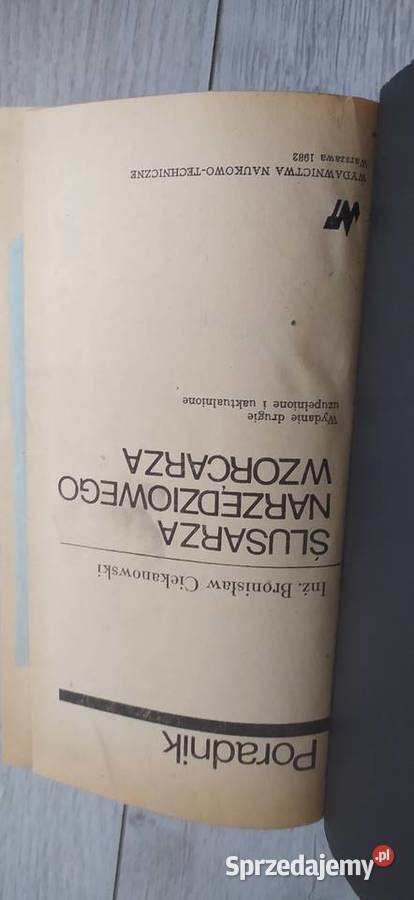 Poradnik ślusarza narzędziowego wzorca rząd Warszawa