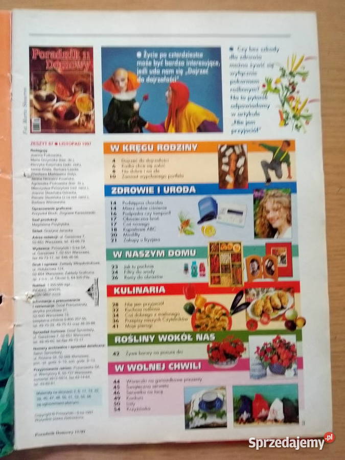 Poradnik domowy listopad 1997r Dąbrowa Górnicza