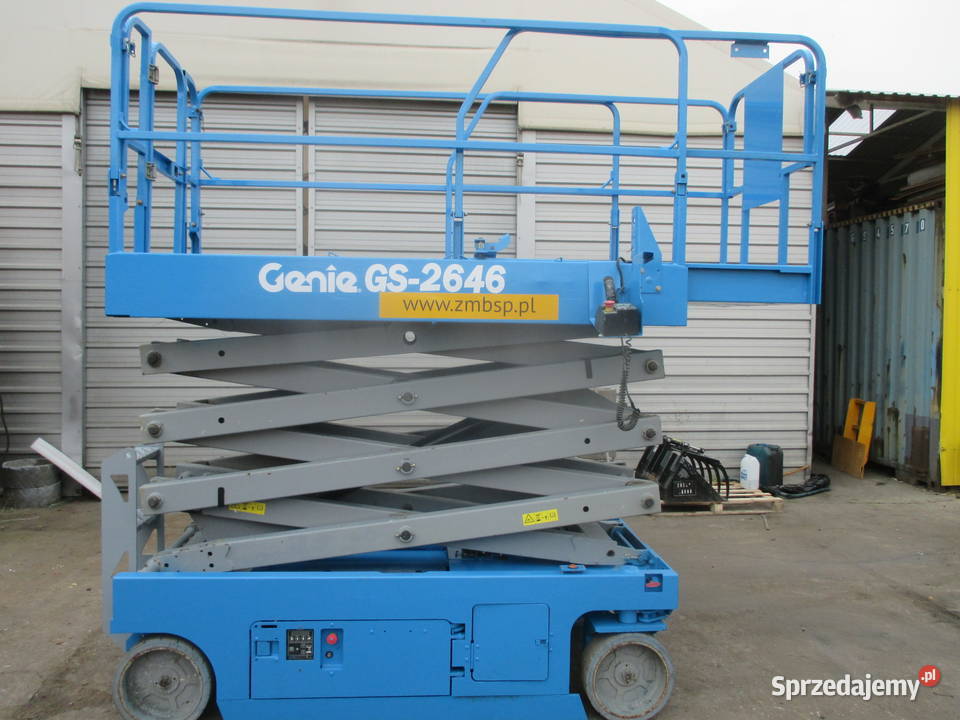 Podnośnik nożycowy zwyżka 10 m Genie GS2646 NOWE Pleszew sprzedam