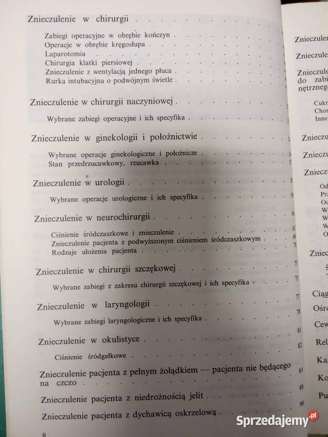 Podręcznik anestezjologii pielęgniarek mazowieckie Warszawa sprzedam