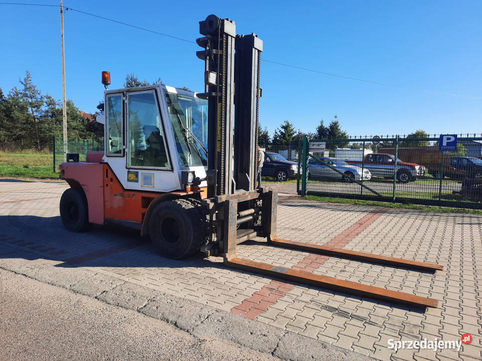 Wózek widłowy DAN TRUCK 8009 8 ton 5 m Rudolfowo sprzedam