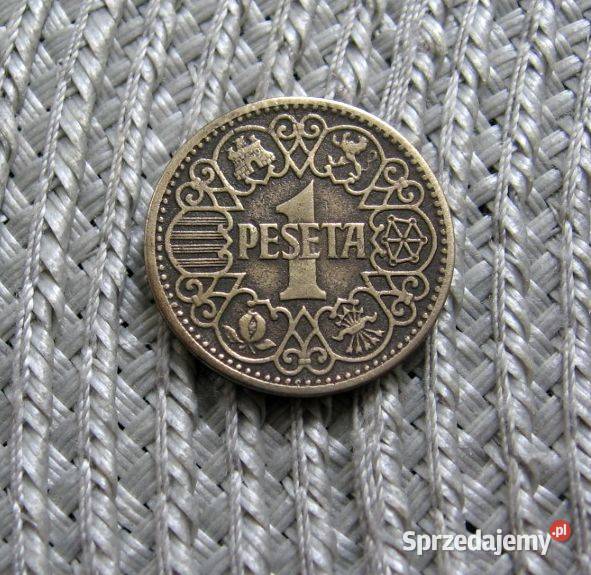 Hiszpania 1 Peseta 1944r