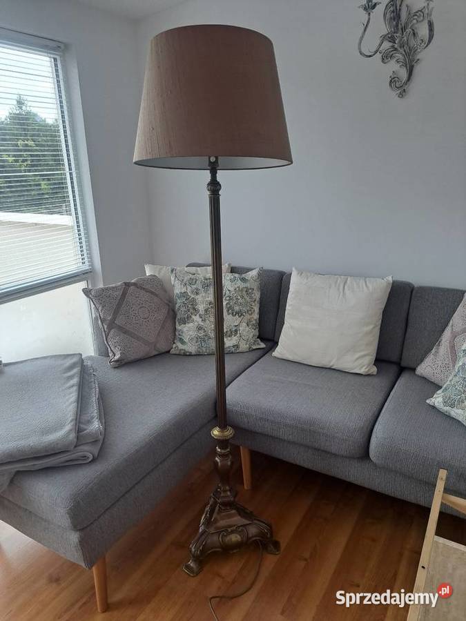 Antyczna mosiężne lampa podłogowa Lampy podłogowe Olszany